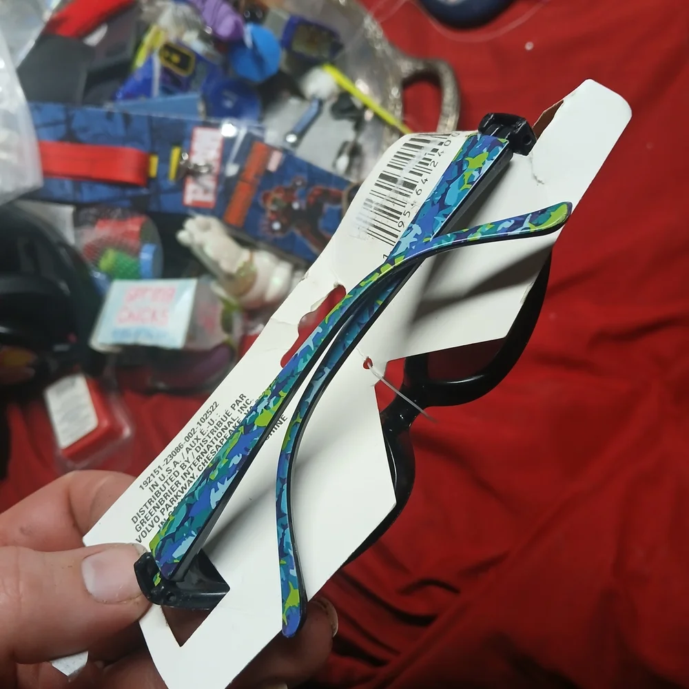 Kids Sharks Sunglasses - Blue and Green